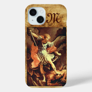 Funda Para iPhone 15 Monograma de San Miguel el Arcángel