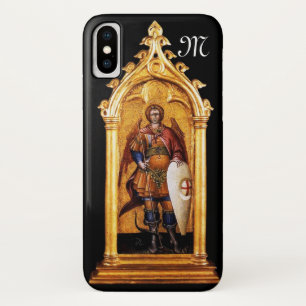 Funda Para iPhone X Monograma de San Miguel el Arcángel