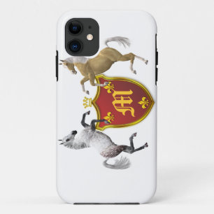 Funda Para iPhone 11 Monograma de su propio escudo de armas