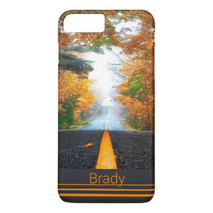Funda Para iPhone 8 Plus/7 Plus Monograma de viaje por carretera
