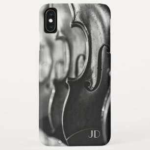 Funda Para iPhone XS Max Monograma de violín