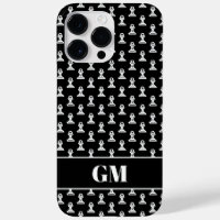 Monograma del personalizado de piezas de ajedrez d