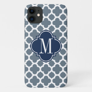 title_seo2 Monograma del personalizado de Quatrefoil de los