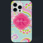 title_seo2 Monograma del Personalizado Mint Bohemian Paisley<br><div class="desc">Añade un toque de encanto a tu teléfono con este estuche para iPhone paisley pintado a mano. Con un intrincado y artístico patrón paisajístico, este funda aporta una vibrante y animada atmósfera a su estilo cotidiano. Personalízalo con sus iniciales de nombre o monograma para un aspecto único y personalizado. Disponible...</div>