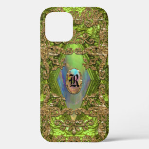 Funda Para iPhone 12 Monograma Dempsey Kelley Elegant