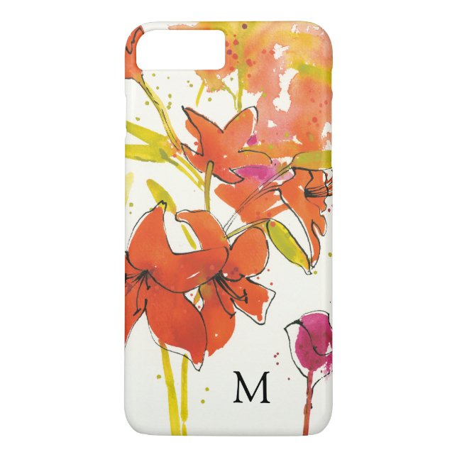 Funda De Case-Mate Para iPhone Monograma el | el ciruelo de Patty (Reverso)