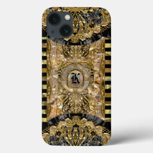 Funda Para iPhone 13 Monograma elegante de Millysteem
