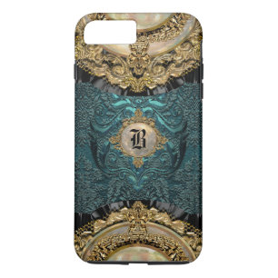Funda Para iPhone 8 Plus/7 Plus Monograma elegante más Chalchadoriz Sea
