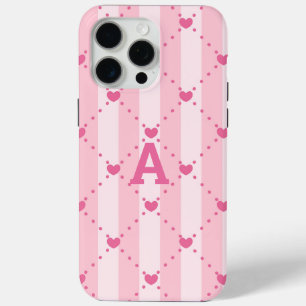 Funda Para iPhone 15 Pro Max Monograma Elegante Personalizado