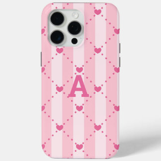 Funda Para iPhone 15 Pro Max Monograma Elegante Personalizado
