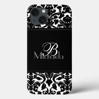 title_seo2 Monograma estuche de aire para iPad Damask blanco 