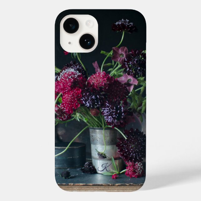 Funda De Case-Mate Para iPhone Monograma Flor de vida fija con libro (Reverso )