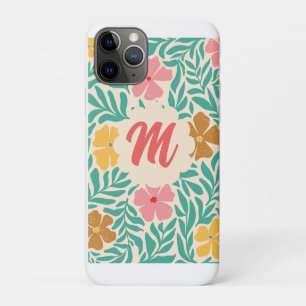Funda Para iPhone 11 Pro Monograma floral