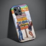 Funda Para iPhone 14 De Case-Mate Monograma Foto Nombre de ola colorida Moderna<br><div class="desc">Monograma Nombre de foto Ola colorida Moda Moderna para iPhone Smartphone Cases incluye tu foto favorita con tus nombres personalizados y monogramas con un acento de ola colorida. Perfecto regalo para Navidades,  cumpleaños,  vacaciones,  mejores amigos,  parejas,  aniversario y más. Diseñado por ©Evco Studio www.zazzle.com/store/evcostudio</div>