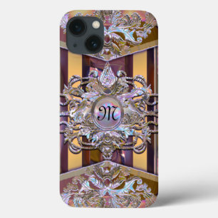Funda Para iPhone 13 Monograma francés barroco de Chenonceau Parka