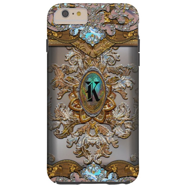 Funda De Case-Mate Para iPhone Monograma Francés Peruano (Reverso)