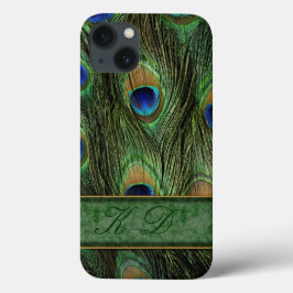 Monograma Funda Peacock Feathers iPhone 6