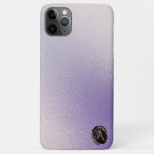 Funda Para iPhone 11 Pro Max *~* Monograma Gradiente de Lavanda Pastel Irlandés