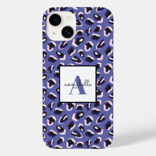 Funda Para iPhone 14 De Case-Mate Monograma Impresión personalizada de leopardo de a