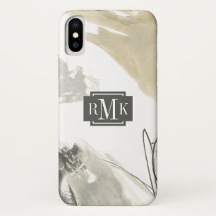 Funda Para iPhone X Monograma Impulso monocromo