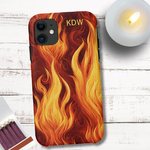 Funda Para iPhone 11 Monograma Inferno de Blazing