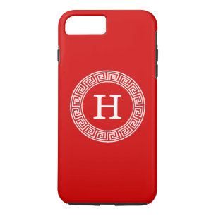 Funda Para iPhone 8 Plus/7 Plus Monograma inicial de marco de recambio de la llave