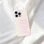 Funda Para iPhone 15 Pro Max Monograma inicial Minimalista moderno<br><div class="desc">Estuche moderno Minimalista de monograma inicial para iPhone</div>