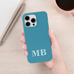 Funda Para iPhone 13 Monograma inicial minimalista moderno<br><div class="desc">Estuche minimalista Moderno de Monograma Inicial. Crea tu propio estuche para iPhone personalizado con el nombre inicial del personalizado.</div>