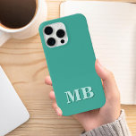 Funda Para iPhone 13 Monograma inicial minimalista moderno<br><div class="desc">Estuche minimalista Moderno de Monograma Inicial. Crea tu propio estuche para iPhone personalizado con el nombre inicial del personalizado.</div>