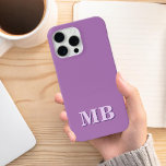 Funda Para iPhone 15 Pro Max Monograma inicial minimalista moderno<br><div class="desc">Estuche minimalista Moderno de Monograma Inicial. Crea tu propio estuche para iPhone personalizado con el nombre inicial del personalizado.</div>