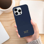 Funda Para iPhone 15 Pro Max Monograma inicial Minimalista moderno<br><div class="desc">Estuche minimalista Moderno de Monograma Inicial. Crea tu propio estuche para iPhone personalizado con el nombre inicial del personalizado.</div>