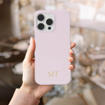 Funda Para iPhone 15 Pro Max Monograma inicial Minimalista moderno<br><div class="desc">Estuche minimalista Moderno de Monograma Inicial. Crea tu propio estuche para iPhone personalizado con el nombre inicial del personalizado.</div>