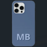 Funda Para iPhone 15 Pro Max Monograma inicial simple y moderno<br><div class="desc">Estuche de teléfono monograma inicial simple y moderno. Crea tu propio estuche para iPhone personalizado con el nombre inicial del personalizado.</div>