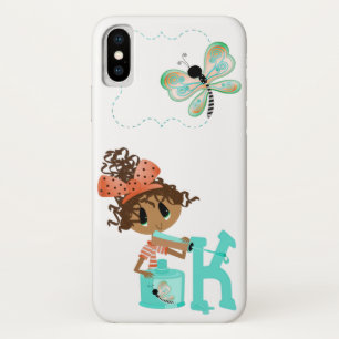 Monograma K Funda-Mate Apenas hay Funda para iPhon