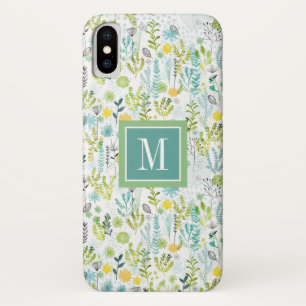 Funda Para iPhone X Monograma modelo salvaje y libre del