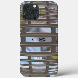 Funda Para iPhone 13 Pro Max Monograma moderno de crisálida