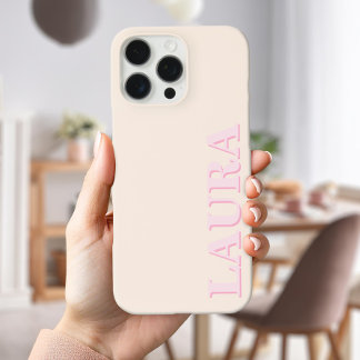 Funda Para iPhone 13 Monograma moderno minimalista
