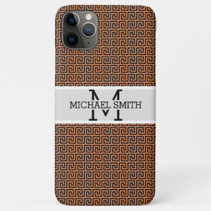 Funda Para iPhone 11 Pro Max Monograma moderno mosaico #13