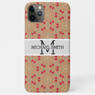 Funda Para iPhone 11 Pro Max Monograma moderno mosaico #5