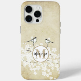 title_seo2 Monograma Morado Pink Cherry Blossoms para iPhone 