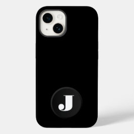 Funda Para iPhone 14 De Case-Mate Monograma negro