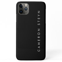 Monograma Negro Y Blanco Minimalista