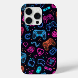 Funda Para iPhone 15 Pro Monograma Neutral Moderno Minimalista Elegante
