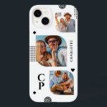 Funda Para iPhone 14 Plus De Case-Mate Monograma Nombre 3 Collage de fotos Moderno<br><div class="desc">Collage de fotos Monograma 3 Casos de teléfono moderno de moda presenta un collage de fotos de tres de tus fotos favoritas con tu nombre personalizado y monograma en un elegante guión negro. Personalice editando el texto en los cuadros de texto proporcionados. Perfecto para cumpleaños, Navidades, Día de la Madre...</div>