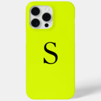 Monograma Nombre Chartreuse Fluorescente Aguja Ama