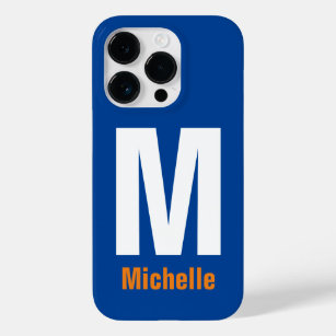 Funda Para iPhone 14 Pro De Case-Mate Monograma Nombre propio inicial moderno Minimalist
