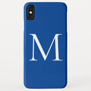 Funda Para iPhone XS Max Monograma Nombre propio inicial moderno Minimalist