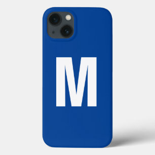 Funda Para iPhone 13 Monograma Nombre propio inicial moderno Minimalist