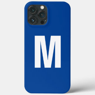 Funda Para iPhone 13 Pro Max Monograma Nombre propio inicial moderno Minimalist