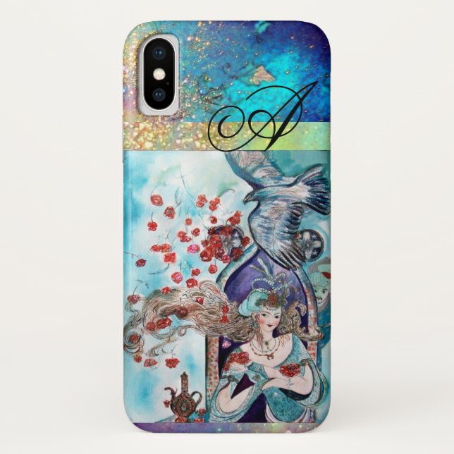 FUNDA DE Case-Mate PARA iPhone MONOGRAMA ORIENTAL DE TALE DE LA CARA (Reverso)